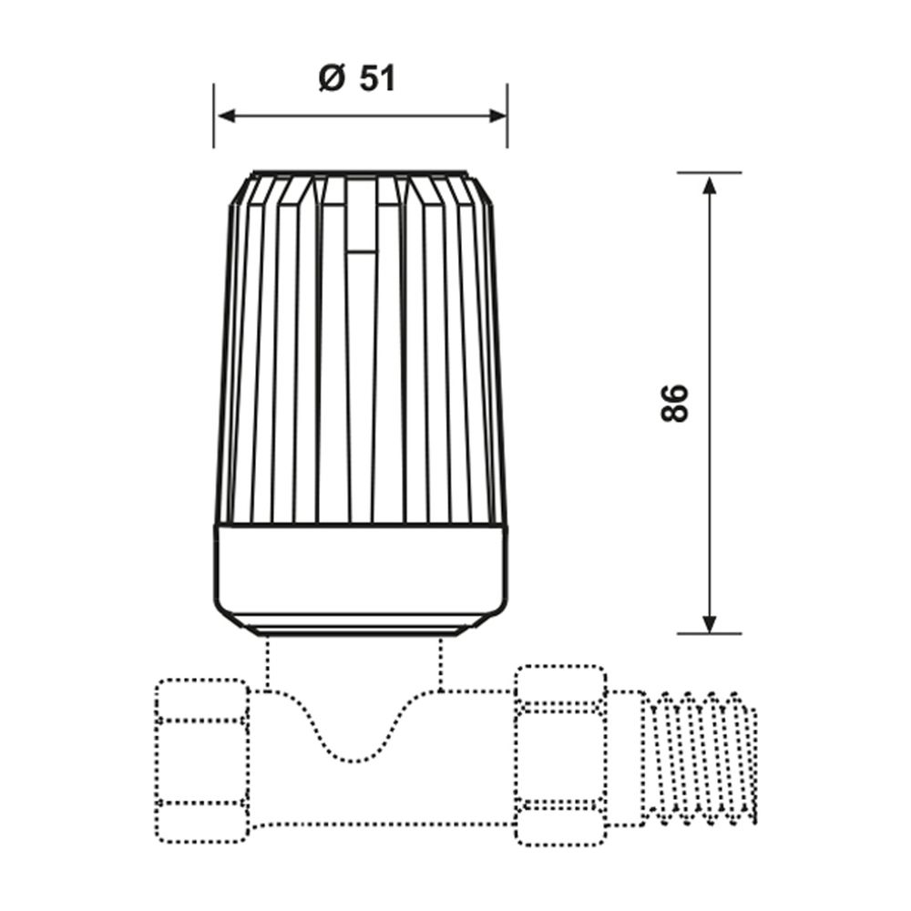 Resideo Thermostat Thera-Van weiß, 20 Grad C, mit Diebstahlschutz... RESIDEO-T100VM-101 4019837061661 (Abb. 4)