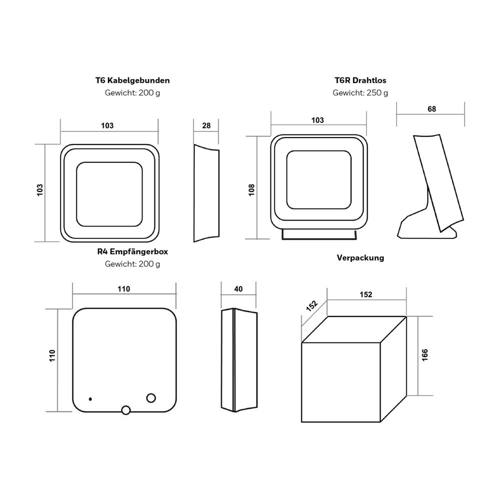 Resideo Raumthermostat T6 Smart Home, verdrahtet, weiß... RESIDEO-Y6H910WF4032 5025121380348 (Abb. 4)