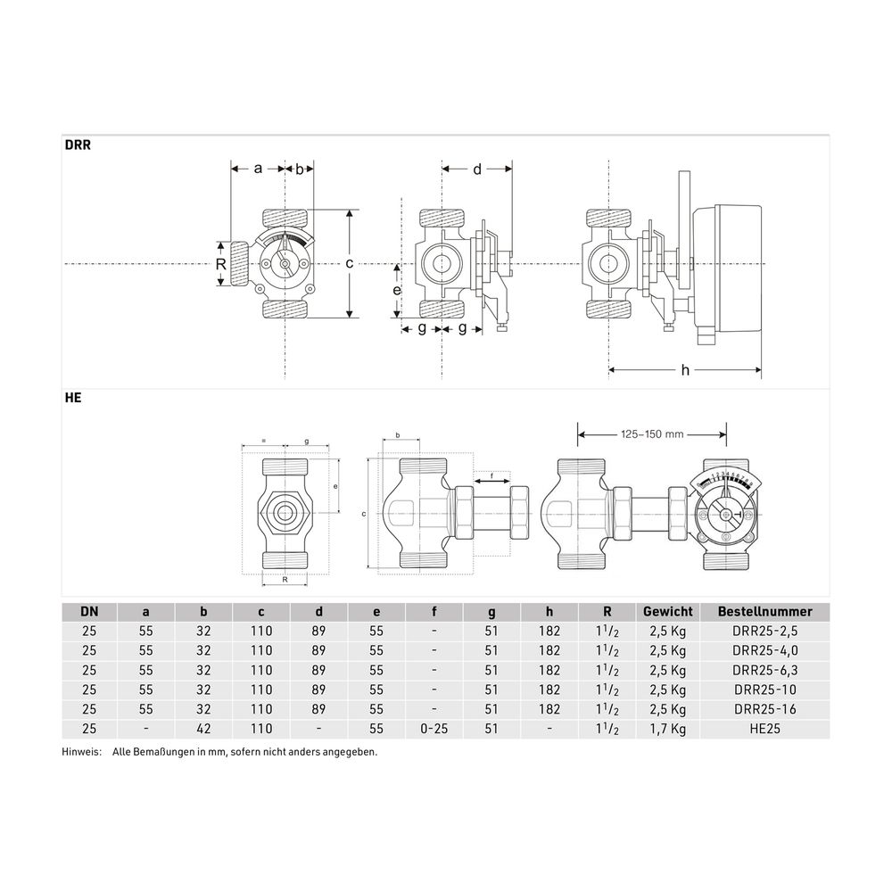 Resideo 3Wege-Universalmischer DRR Rotguss, PN 10 DN 25, Kvs-Wert 10... RESIDEO-DRR25-10 4024627202780 (Abb. 4)