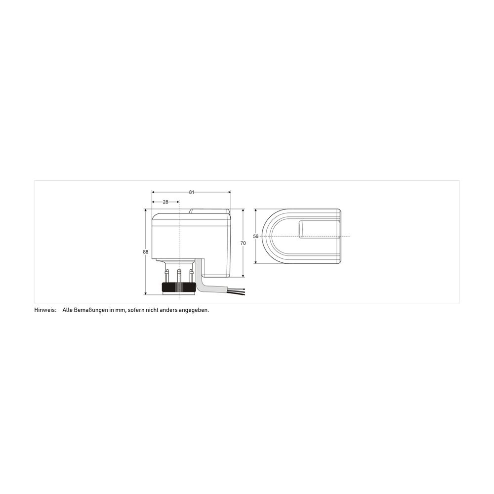 Resideo Stellantrieb M5410C, 6,5mm Hub 90N, 24VAC, 2-Pkt... RESIDEO-M5410C1001 4024627048951 (Abb. 4)