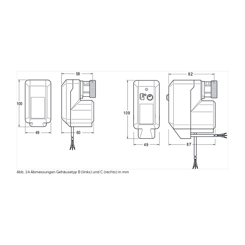 Resideo Stellantrieb M7410E, 6,5mm Hub 300N, 24VAC, 0/2-10V... RESIDEO-M7410E1028 4024627230486 (Abb. 4)