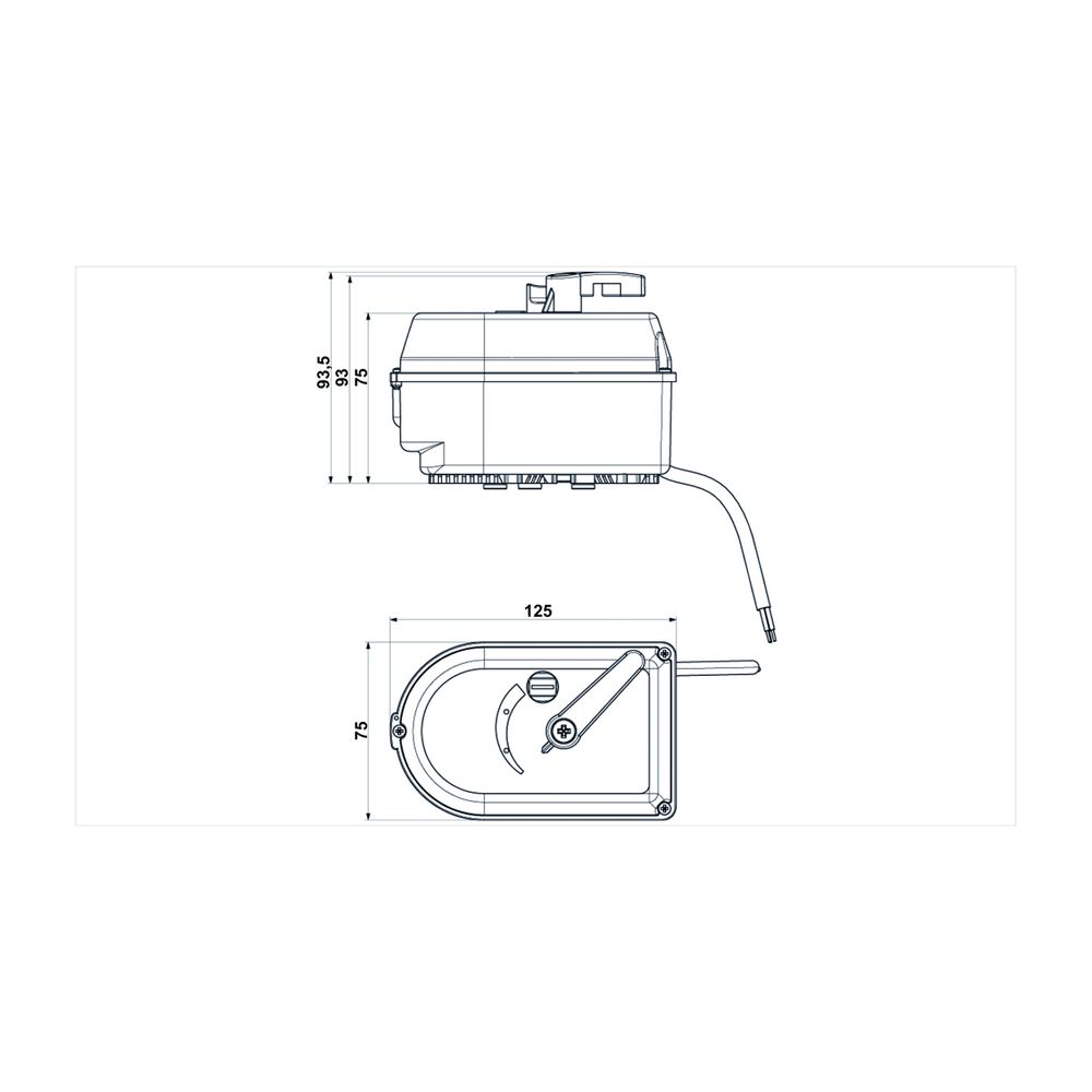 Resideo Drehantrieb MR6 24 VAC, 50 Hz, stetig... RESIDEO-MR6-24-010 4046911078321 (Abb. 4)