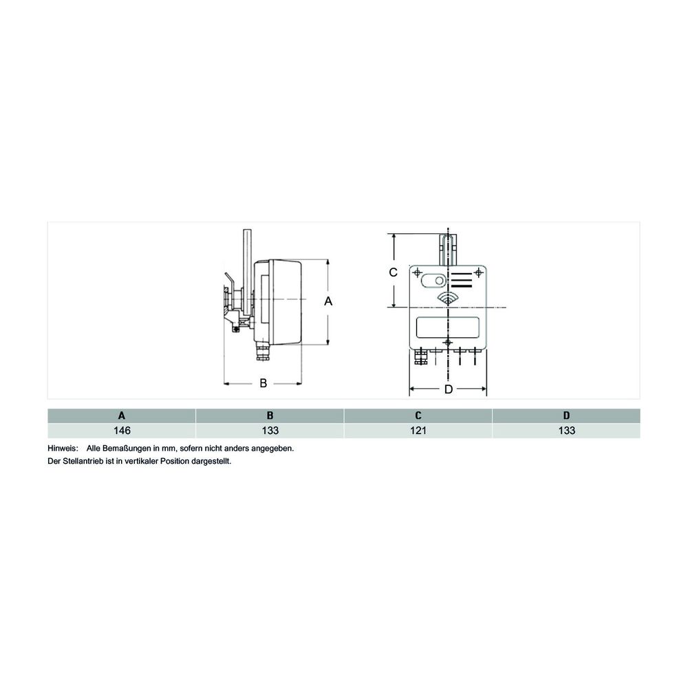 Resideo Stellmotor VMM 24 V / 50 Hz, 30 Nm... RESIDEO-VMM30-24 4024627200427 (Abb. 4)