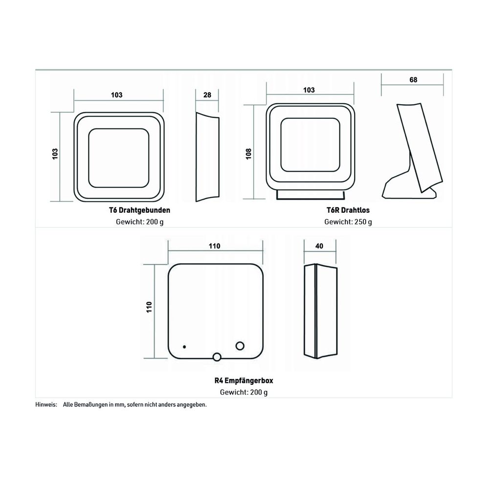 Resideo Raumregler für T6, Ersatzteil, Schwarz, T6H600WF1003... RESIDEO-T6H600WF1003 5025121381178 (Abb. 3)