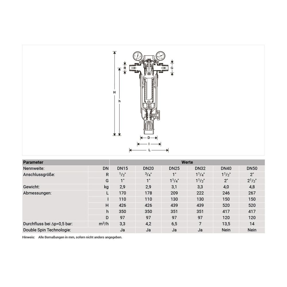 Resideo Hauswasser-Feinfilter F76S 0,1mm, bleifrei, Tülle 1/2", MS-Tasse... RESIDEO-F76S-1/2LFAAM 5059087023377 (Abb. 2)