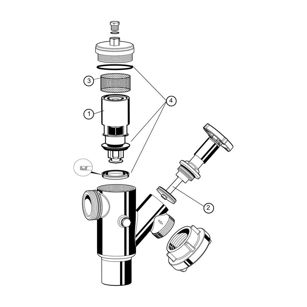 Resideo Systemtrenner BA295STN-A Standrohr, C-Festkupplung A, 11/2"... RESIDEO-BA295STN-11/2A 4019837126681 (Abb. 5)