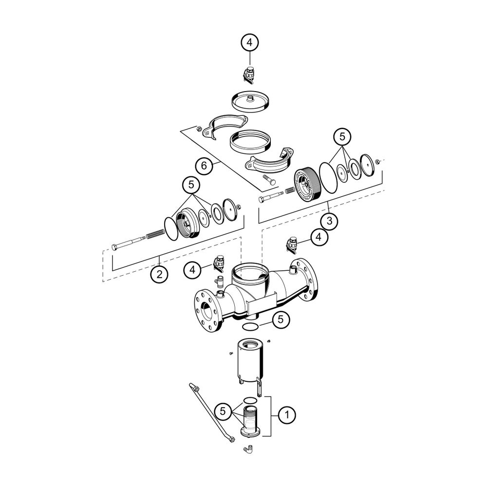 Resideo Systemtrenner BA298I-F Bauart BA, Edelstahl FA, DN 65... RESIDEO-BA298I-65FA 4019837022952 (Abb. 5)