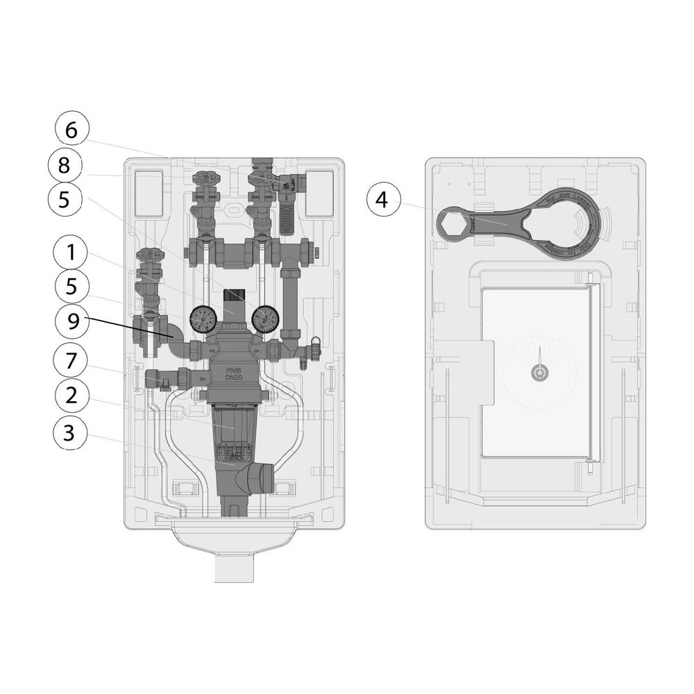 Resideo Primuscenter DWC7000 ohne Aussenanschluss... RESIDEO-DWC7000-1AAOA 4019837146764 (Abb. 5)