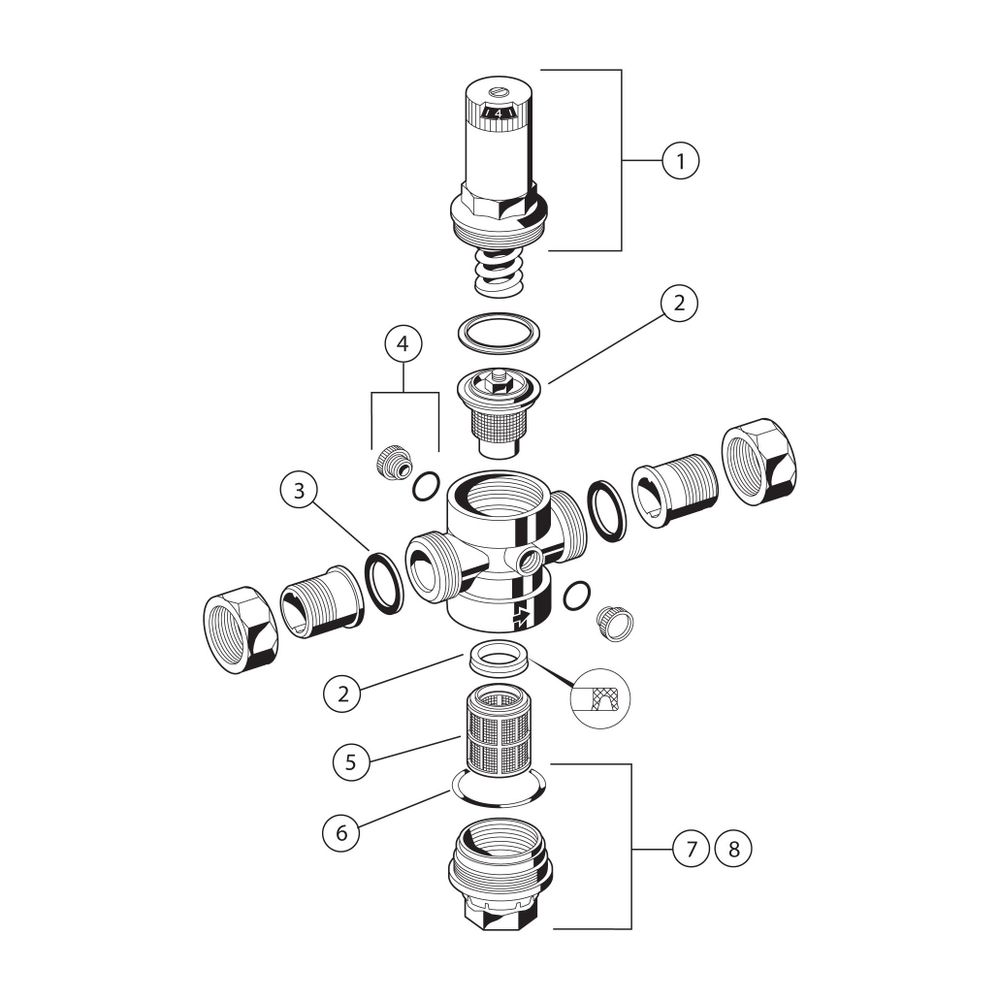 Resideo Druckminderer D06FI mit Einstellanzeige, Edelstahl, E, R11/2... RESIDEO-D06FI-11/2E 4019837109523 (Abb. 5)