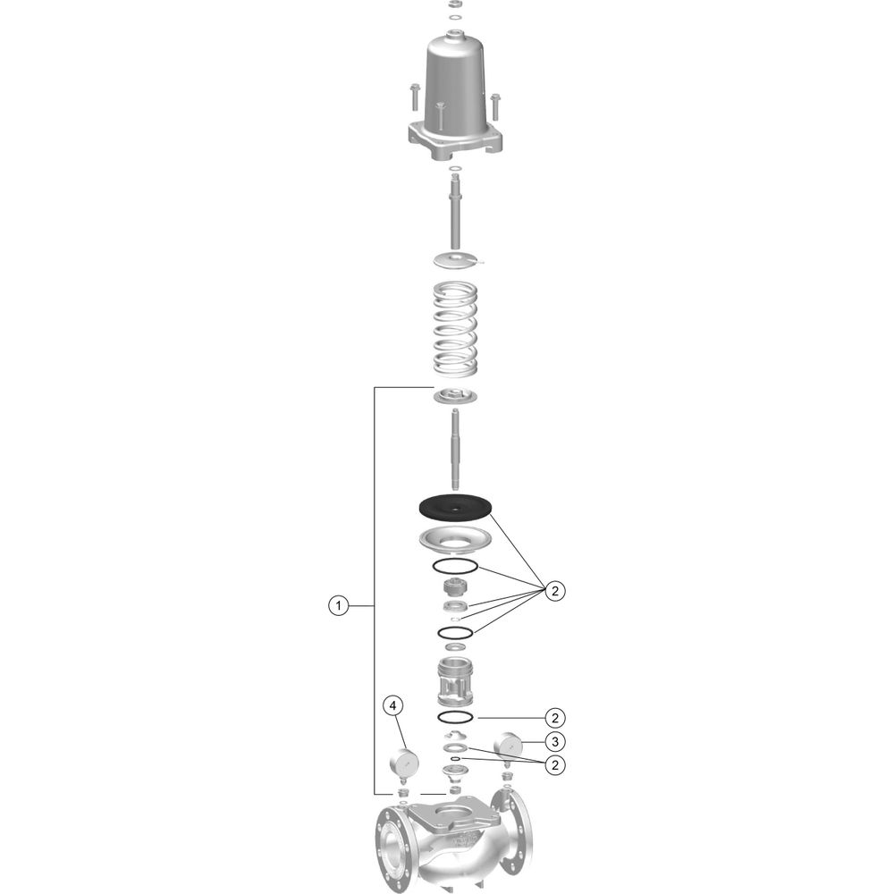 Resideo Druckminderer D15SN pulverbeschichtet, blau DN 50... RESIDEO-D15SN-50A 4019837152116 (Abb. 5)