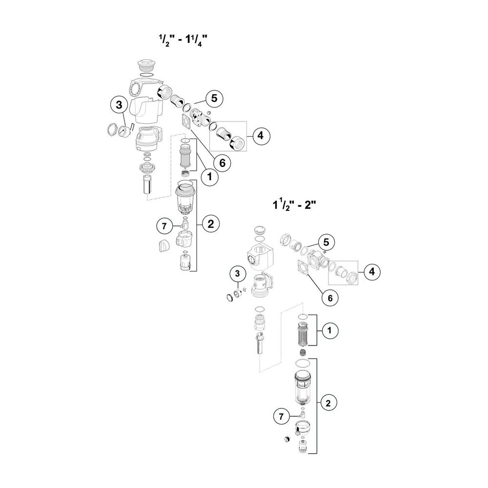 Resideo Feinfilter PrimusPlus Kunststoff, LFA, 1", bleifrei... RESIDEO-FN74CS-1LFA 4019837155308 (Abb. 5)