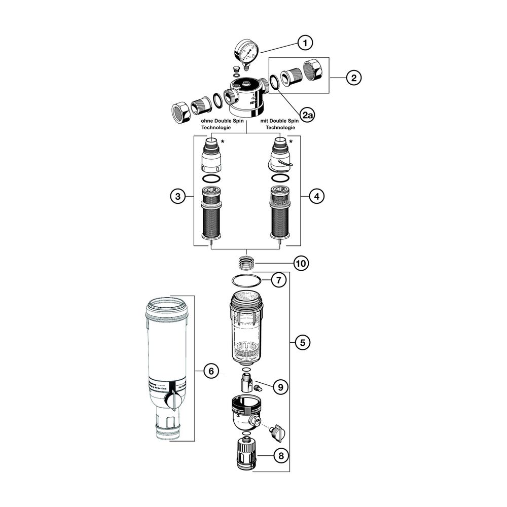 Resideo Hauswasser-Feinfilter F76S Messing, AD, R3/4... RESIDEO-F76S-3/4AD 4019837038199 (Abb. 5)