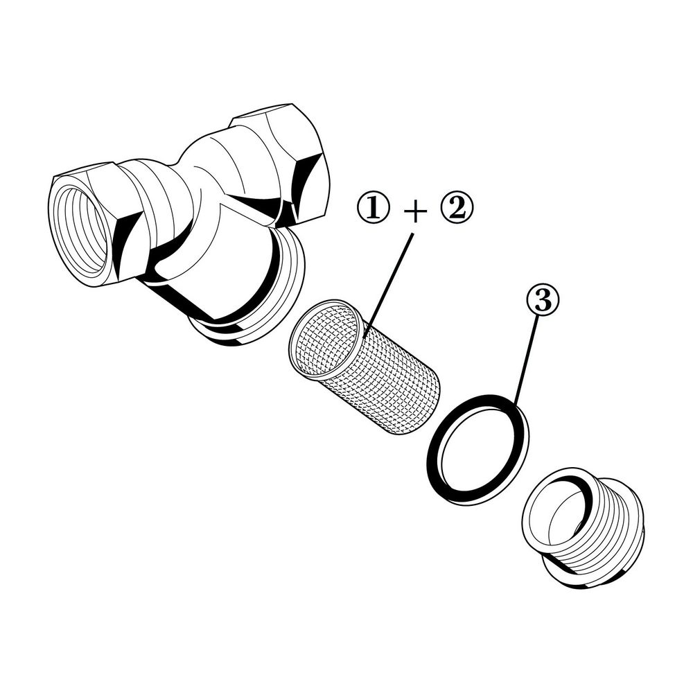 Resideo Schmutzfänger FY30 Messing Ausführung A, 1/2 "... RESIDEO-FY30-1/2A 4019837005962 (Abb. 5)