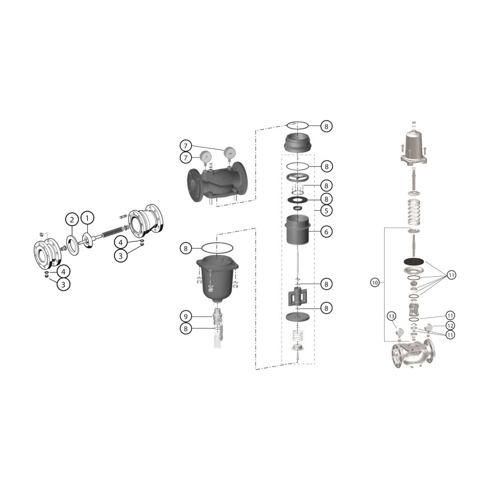 Resideo Wasserstation HS10S-FA DN 80, Rückspülbar... RESIDEO-HS10S-80FA 4019837130688 (Abb. 5)