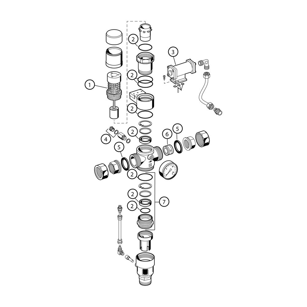 Resideo Rohrtrenner R295H EA2 vollautom. RG A 3/4 "... RESIDEO-R295H-3/4A 4019837004163 (Abb. 5)