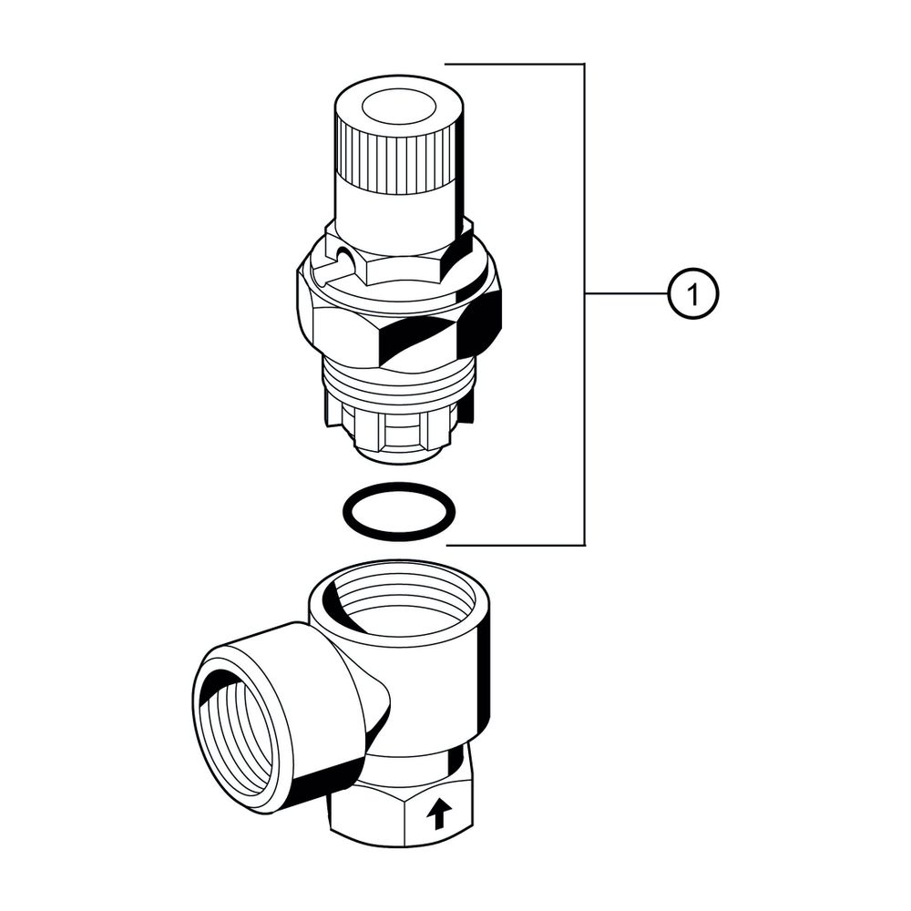 Resideo Membran-Sicherheitsventil SM152 Messing AA, 1 1/4"... RESIDEO-SM152-11/4AA 4019837012229 (Abb. 5)