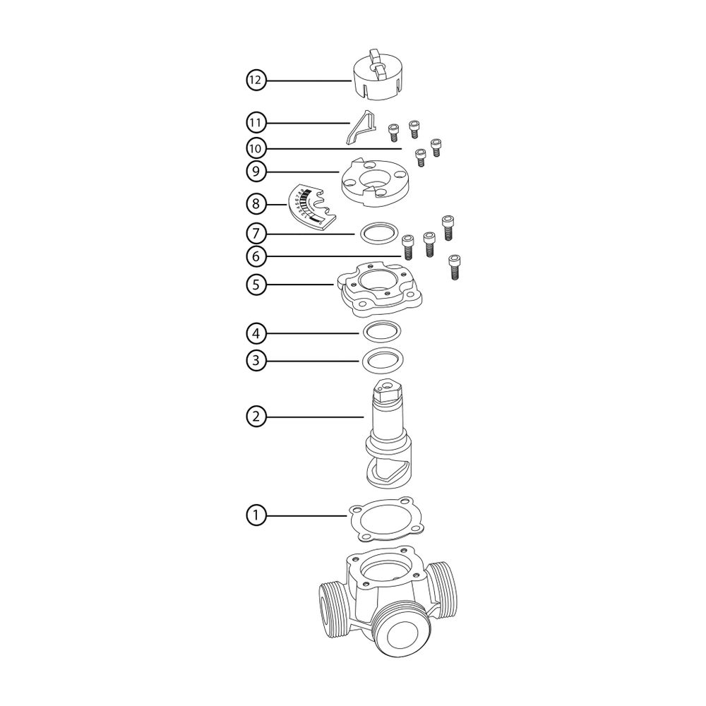 Resideo Dreiwege-Universal-Mischer DRU GG 20, grau, PN 10 DN 25, Kvs-Wert 4,0... RESIDEO-DRU25-4.0 4024627005282 (Abb. 5)