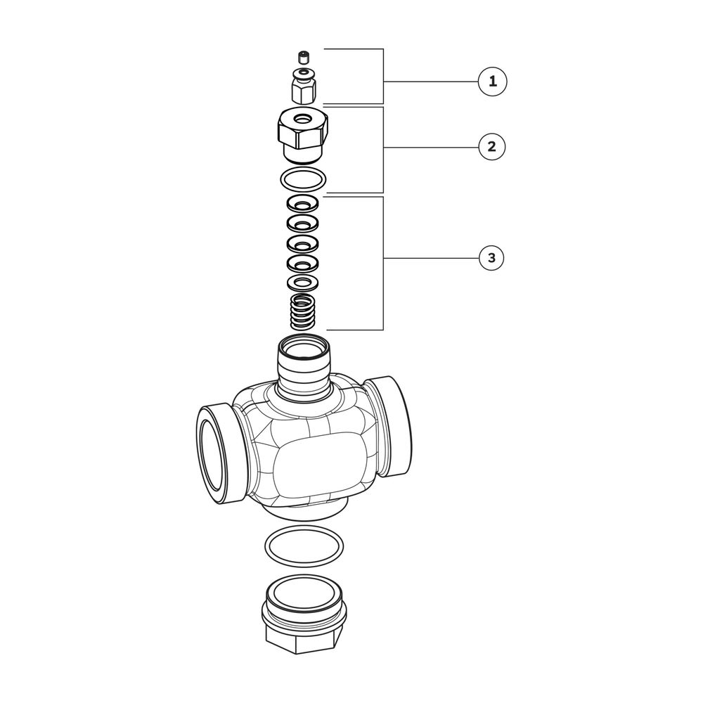 Resideo 2-Wege-Ventil DE, Messing, PN 16, AG, DN 15, Kvs 0,63... RESIDEO-DE15B0.63 5059087014948 (Abb. 3)