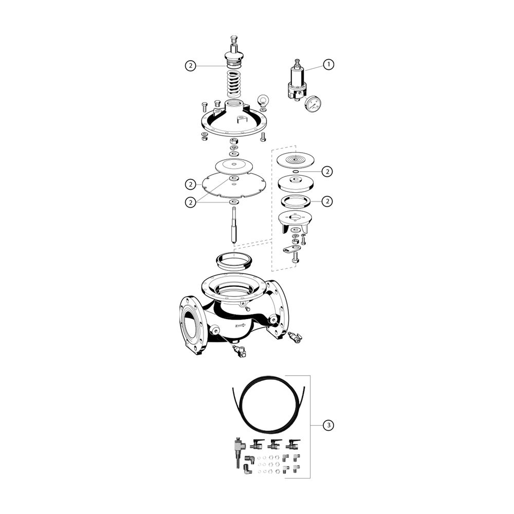 Resideo Sicherheitsventil SV300 GGG plvb blau A DN 65... RESIDEO-SV300-65A 4019837063214 (Abb. 5)