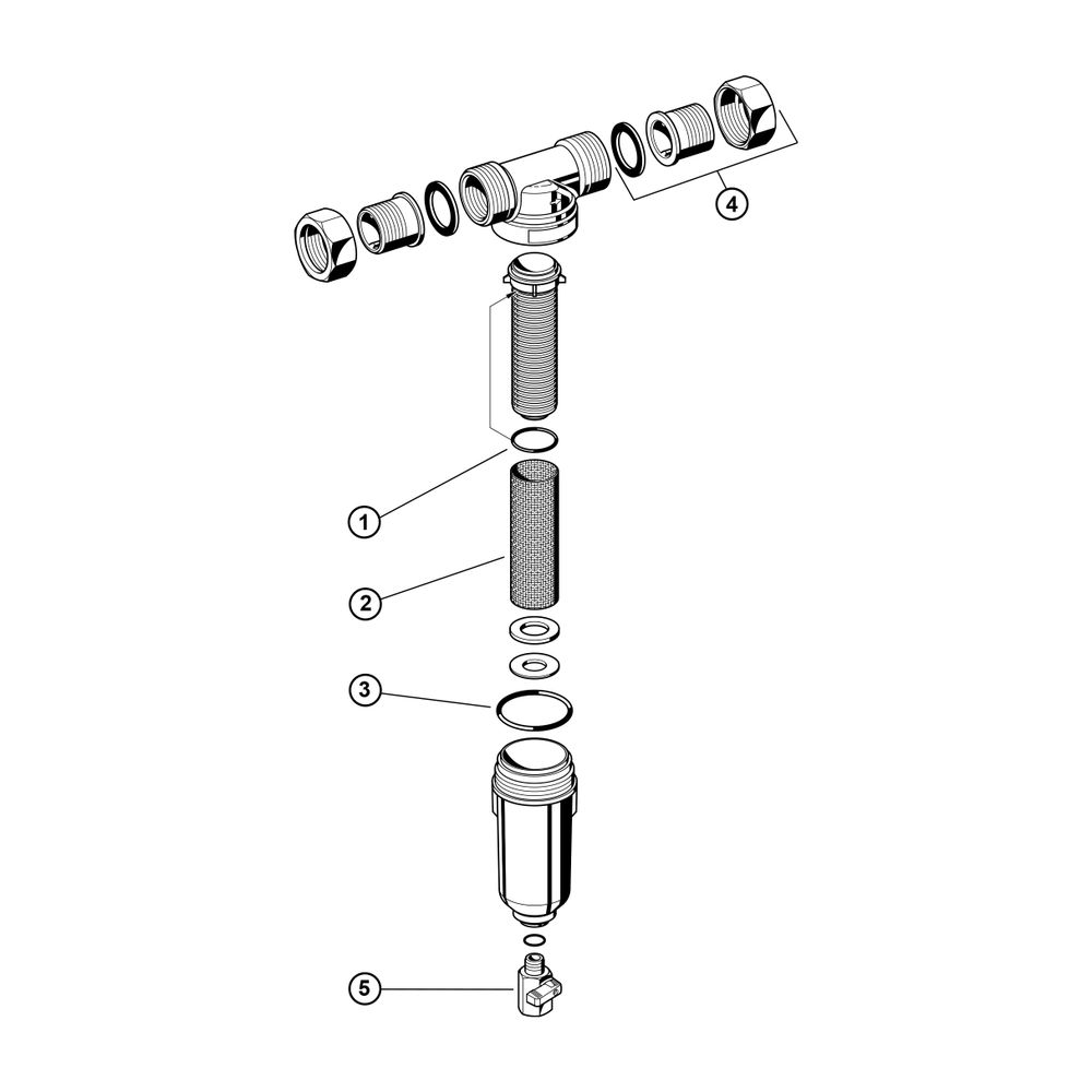 Resideo Feinfilter MiniPlus FF06 Messing, AAM, R3/4... RESIDEO-FF06-3/4AAM 4019837046804 (Abb. 5)