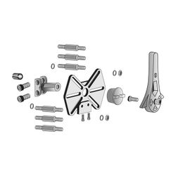 Resideo Anbausatz universal ATU2040A Für Fremdmischer... RESIDEO-ATU2040A 4024627290107 (Abb. 1)