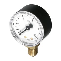 Resideo Manometer M38T G 1/4, 50mm, unten, Teilung 0-10bar... RESIDEO-M38T-A10 4019837127893 (Abb. 1)