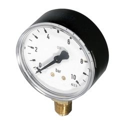 Resideo Manometer M39M G 1/4, 63mm, unten, Teilung 0-10bar... RESIDEO-M39M-A10 4019837068165 (Abb. 1)