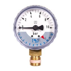 Resideo Manometer M70AF Ausgang, 0-10bar, zu Primuscenter DWC... RESIDEO-M70AF-A10MR 4019837137106 (Abb. 1)