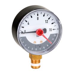 Resideo Manometer M78M-MR zu Filter F78TS, R 1/4, Teilung 0-16bar... RESIDEO-M78M-A16MR 4019837149307 (Abb. 1)