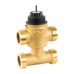 Resideo 3-Wege-Ventil VYE, PN 16 DN 15, Kvs 1,6, flach dichtend, Auf/Zu... RESIDEO-VYE15B1.6OF 5059087014641 (Abb. 1)