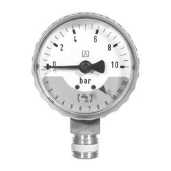 Resideo Manometer M70AF Ausgang, 0-10bar, zu Primuscenter DWC... RESIDEO-M70AF-A10MR 4019837137106 (Abb. 1)