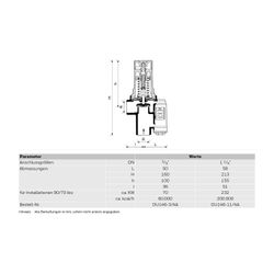 Resideo Überströmventil DU146 Muffe, Messing 3/4 ", A... RESIDEO-DU146-3/4A 4019837022785 (Abb. 1)