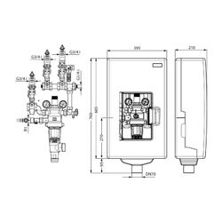 Resideo Primuscenter DWC7000 ohne Aussenanschluss... RESIDEO-DWC7000-1AAOA 4019837146764 (Abb. 1)