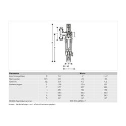 Resideo Nachrüst-Filterk. FKN76CS rücksp. u. ausspülb. RG 1 " A... RESIDEO-FKN76CS-1A 4019837038618 (Abb. 1)