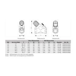 Resideo Strangabsp.Vent. Kombi-S V5001S DN 15... RESIDEO-V5001SY2015 4029289065605 (Abb. 1)