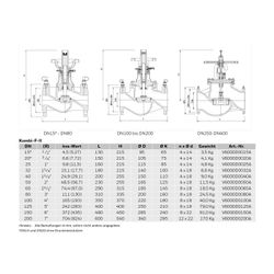 Resideo Strangventil Kombi-für-II V6000 Grauguss, Flansch, DN 200... RESIDEO-V6000D0200A 4029289058072 (Abb. 1)