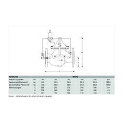 Resideo Druckhalteventil DH300 GGG plvb blau A DN 80... RESIDEO-DH300-80A 4019837062897 (Abb. 1)