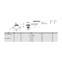 Resideo 3-Wege-Regelventil VXE, PN 16 DN 15, Kvs 1, konisch dichtend, stetig... RESIDEO-VXE15B1.0MCS 5059087016119 (Abb. 1)