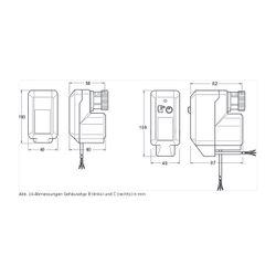 Resideo Stellantrieb M7410E, 6,5mm Hub 300N, 24VAC, 0/2-10V... RESIDEO-M7410E1028 4024627230486 (Abb. 1)