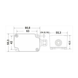 Resideo Anlegetemperaturfühler SF NTC20k, IP54... RESIDEO-SF20-B54-R 5059085000790 (Abb. 1)