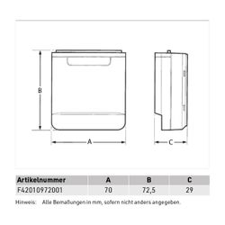 Resideo Raumtemperaturfühler externer Fühler für Raumthermostate... RESIDEO-F42010972 001 5025121388900 (Abb. 1)