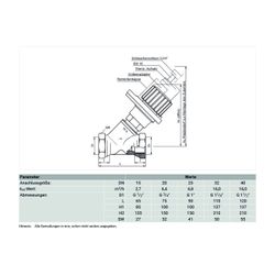 Resideo Drosselventil Kombi-4 2x Muffengewinde, Messing, DN 32... RESIDEO-V1810Y0032 4029289019646 (Abb. 1)