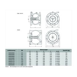 Resideo Rückflussverhinderer V6002, Grauguss, Flansch, PN 16, DN 100... RESIDEO-V60020100 5059087022684 (Abb. 1)