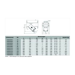 Resideo Schmutzfänger V6003, Sphäroguss, Flansch, PN 16, DN 65... RESIDEO-V60030065 5059087022844 (Abb. 1)