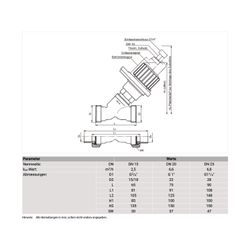 Resideo Drosselventil Kombi-4 2x Aussengewinde, Messing, DN 20... RESIDEO-V1810X0020 4029289019578 (Abb. 1)