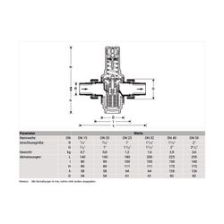 Resideo Druckminderer D06FI mit Einstellanzeige, Edelstahl, B, R1... RESIDEO-D06FI-1B 4019837110956 (Abb. 1)