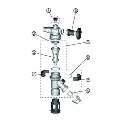 Resideo Systemtrenner BA295D drehbar, mit Absperreinrichtung R 1/2, C... RESIDEO-BA295D-1/2ASC 4019837149758 (Abb. 1)