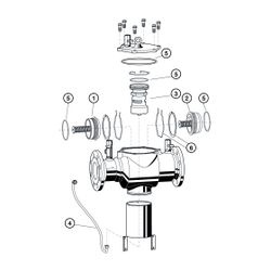 Resideo Systemtrenner BA300 Bauart BA, Sphäroguss beschichtet DN 150... RESIDEO-BA300-150A 4019837131906 (Abb. 1)