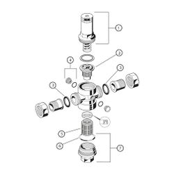 Resideo Druckminderer D06F-LF Messing bleifrei, LFE, R 1... RESIDEO-D06F-1LFE 5059087002709 (Abb. 1)