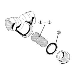 Resideo Schmutzfänger FY30 Messing Ausführung A, 1/2 "... RESIDEO-FY30-1/2A 4019837005962 (Abb. 1)